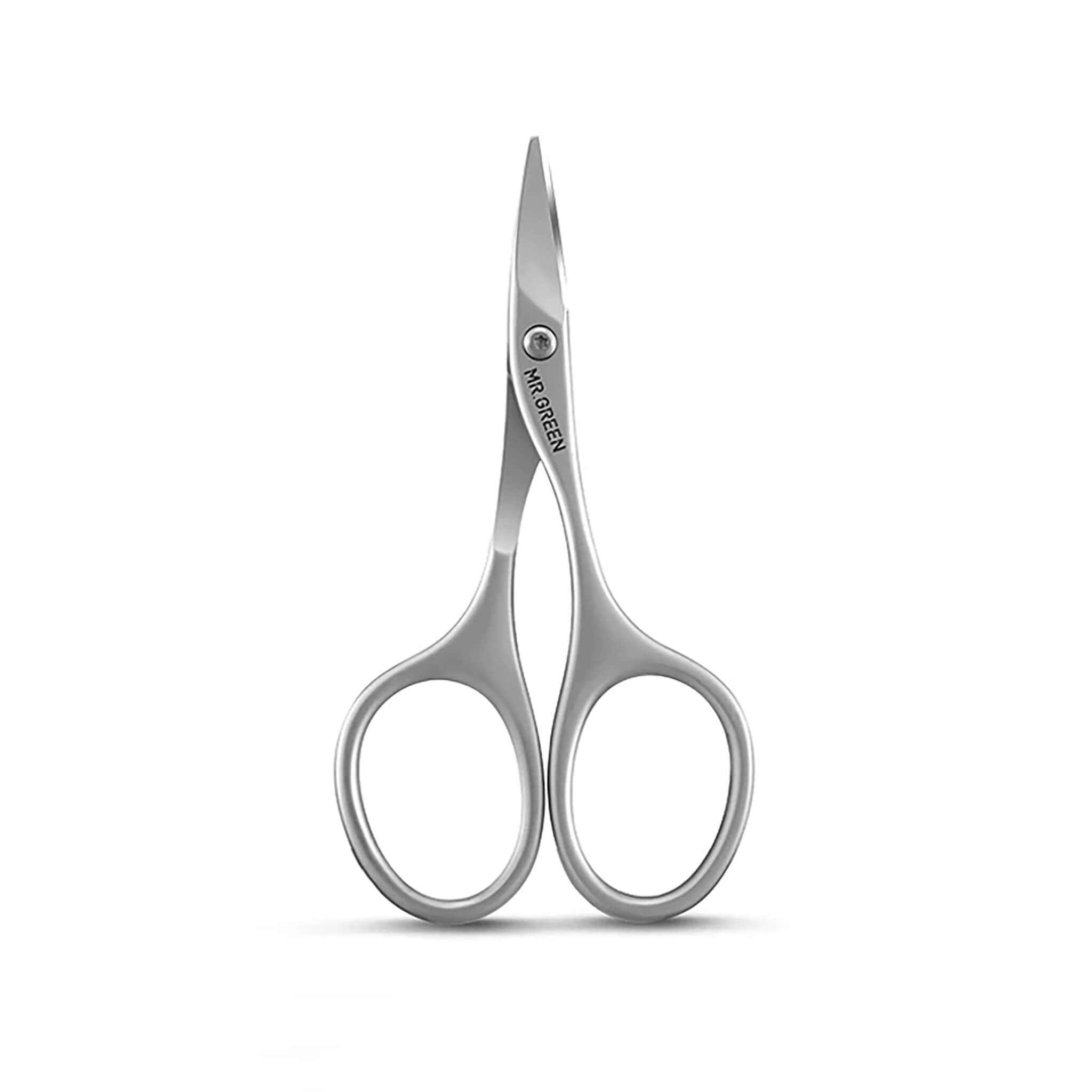 MR.GREEN MR-2006 baby nail scissors, stainless steel; rounded tips and curved blade for newborn safety