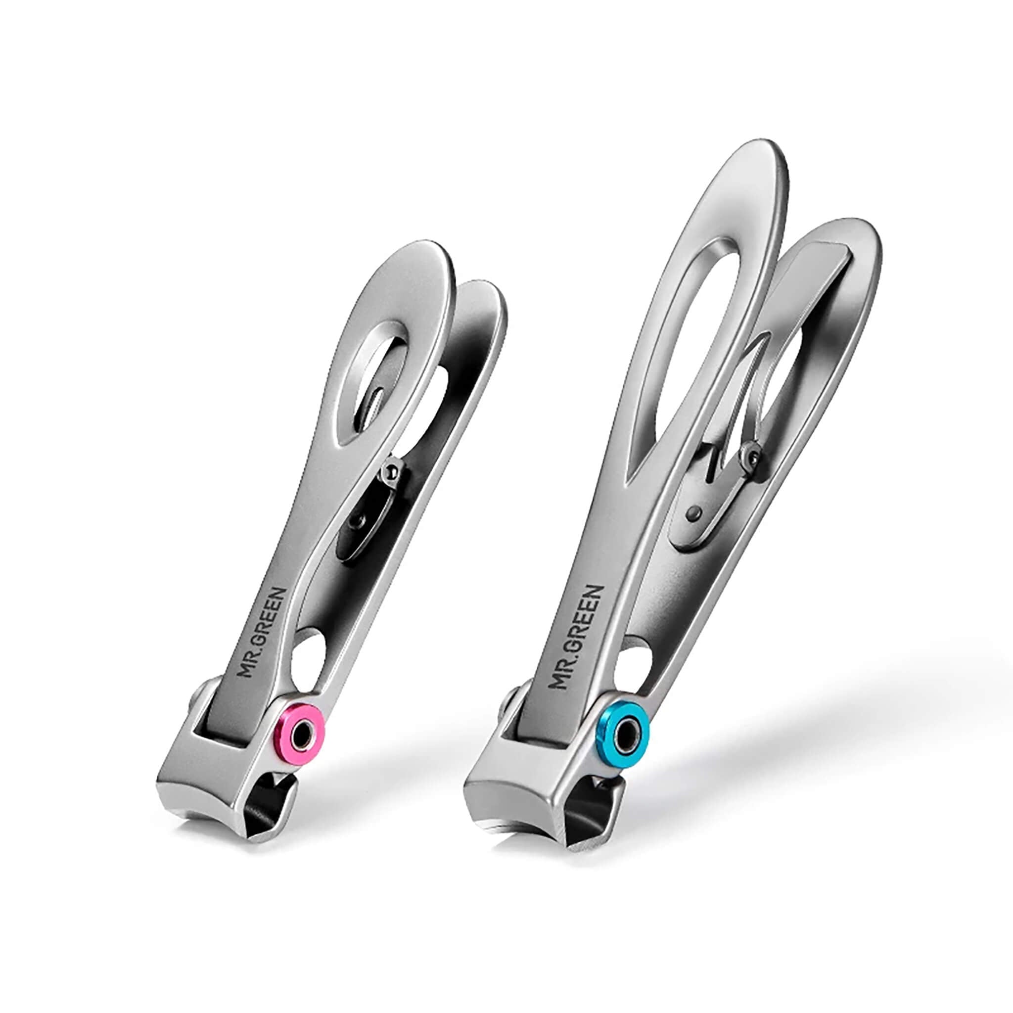 MR.GREEN two-pack heavy duty clippers, models 1220 and 1221, for thick nails