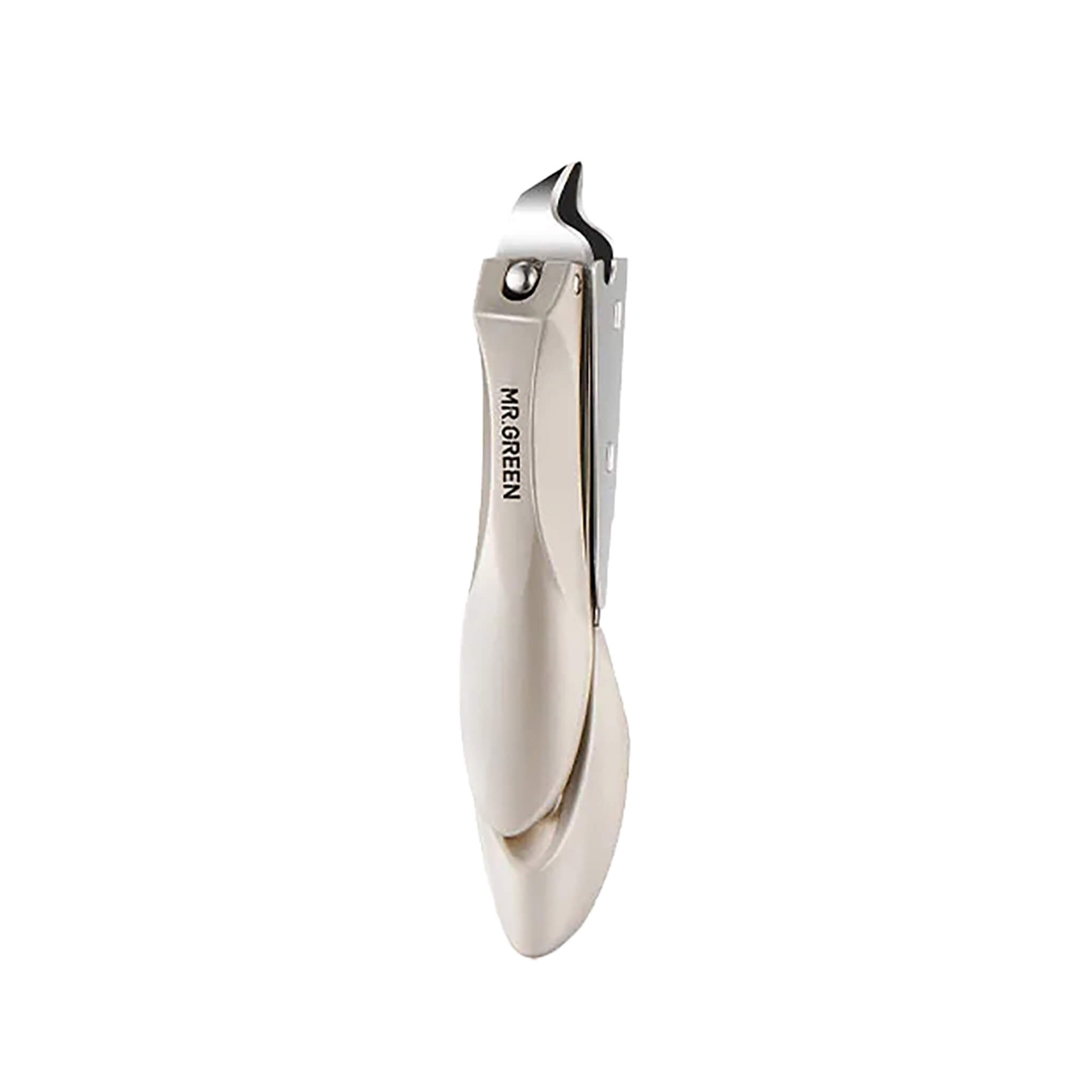MR.GREEN Mr-1127 small slanted-edge nail clipper with anti-splash channel compact travel size Solingen Germany precision