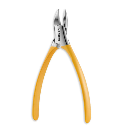 MR.GREEN ingrown toenail clipper with olecranon precision tip trimming inflamed edge; comfortable lightweight design for thick nails