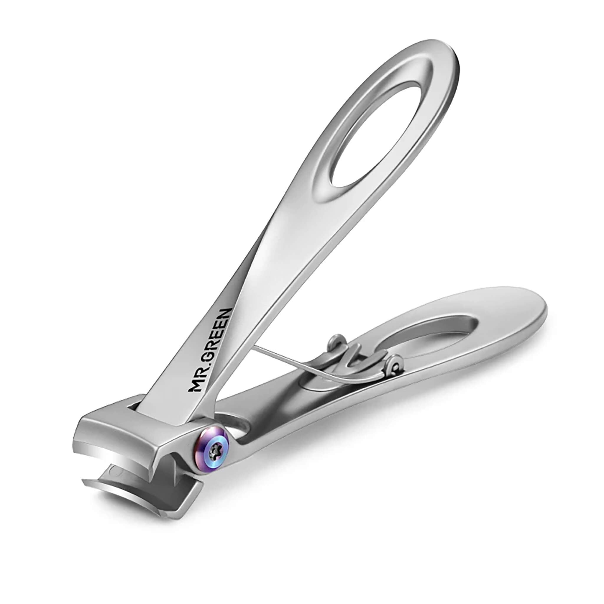 MR.GREEN Mr-9226 large wide-jaw toenail clipper with loop handle, extra leverage for thick nails.