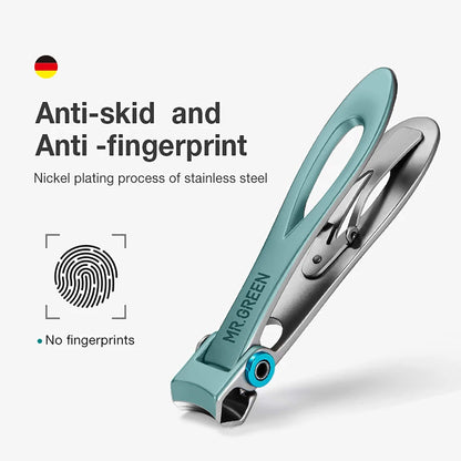 MR.GREEN Nagelknipser rutschfest, fingerabdruckfrei, Griff aus vernickeltem Edelstahl