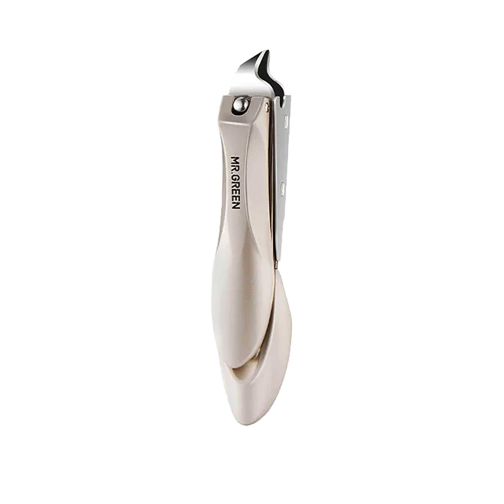 MR.GREEN Mr-1115 large slanted-edge nail clipper anti-splash stainless-steel blade ergonomic zinc-alloy handle salon grade