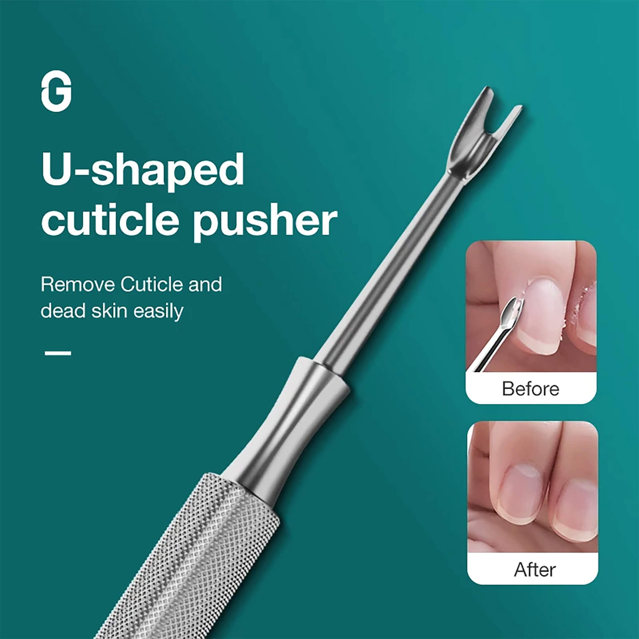 2-in-1 Nail Care Tools | Cuticle Pusher Meets Nail Lifter – MR.GREEN