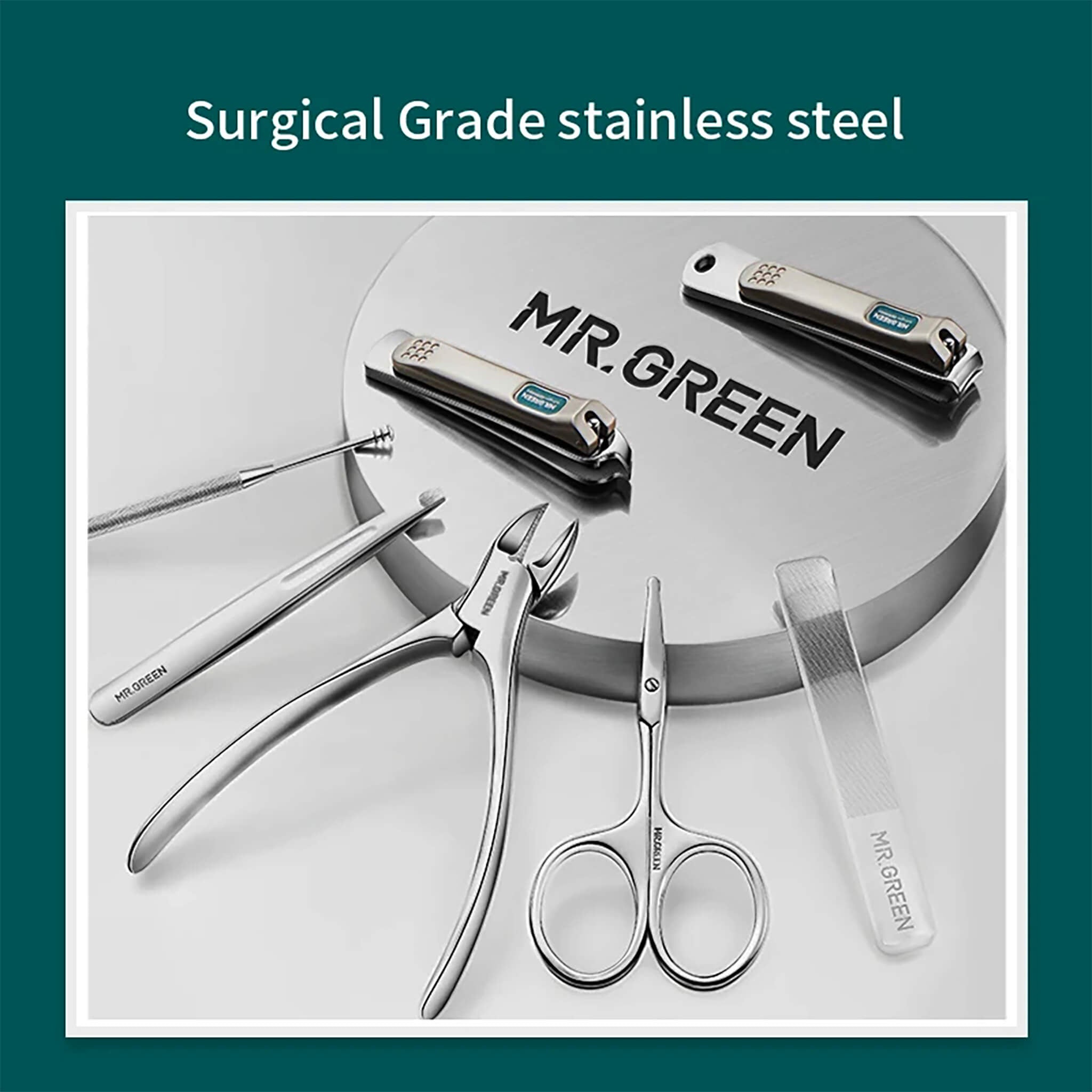 Stylish Manicure Set Tools – Pro Nail Manicure Set | MR.GREEN