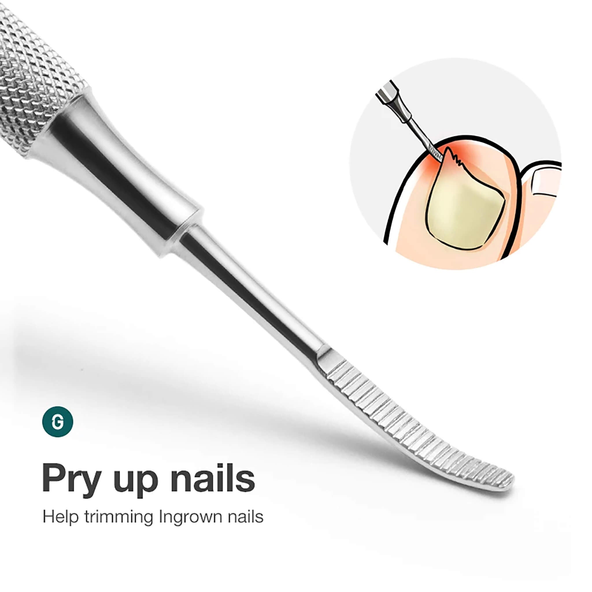 2-in-1 Nail Care Tools | Cuticle Pusher Meets Nail Lifter – MR.GREEN