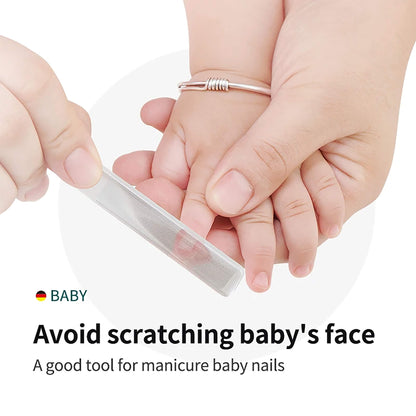 Lime à ongles en verre nano MR.GREEN : polissage brillant, bords arrondis, hygiénique et réutilisable