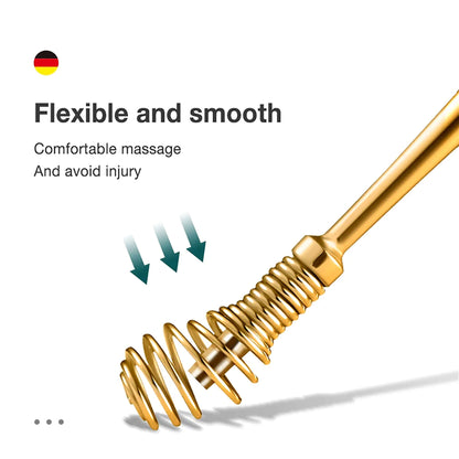 Removedor de cera MR.GREEN MR-2161 com mola em espiral 360° – toque suave, massagem confortável e sem ferir o ouvido