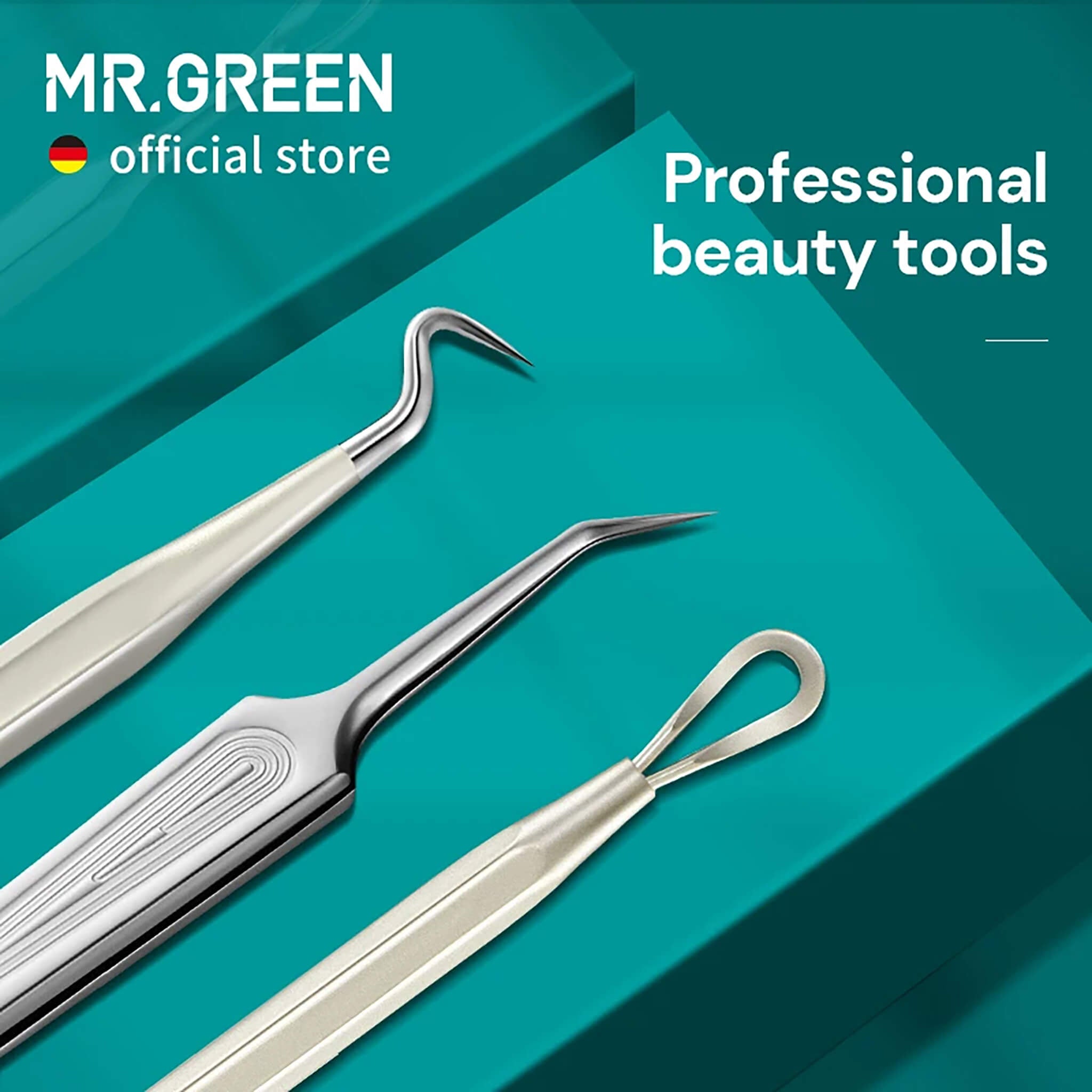 Goodbye Squeezed Skin | 2-Piece Blackhead Extractor Kit – MR.GREEN