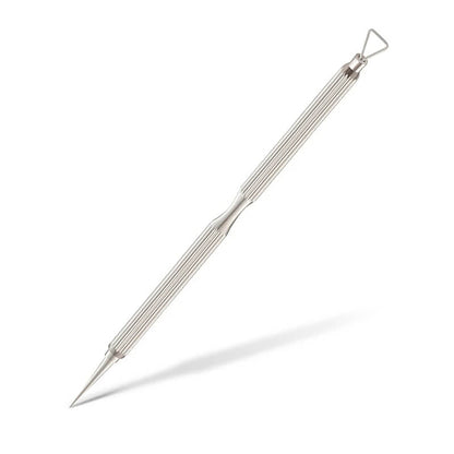 MR.GREEN MR-2178 double-ended acne needle with triangular loop and sharp lancet, anti-slip handle; main product image on white background.