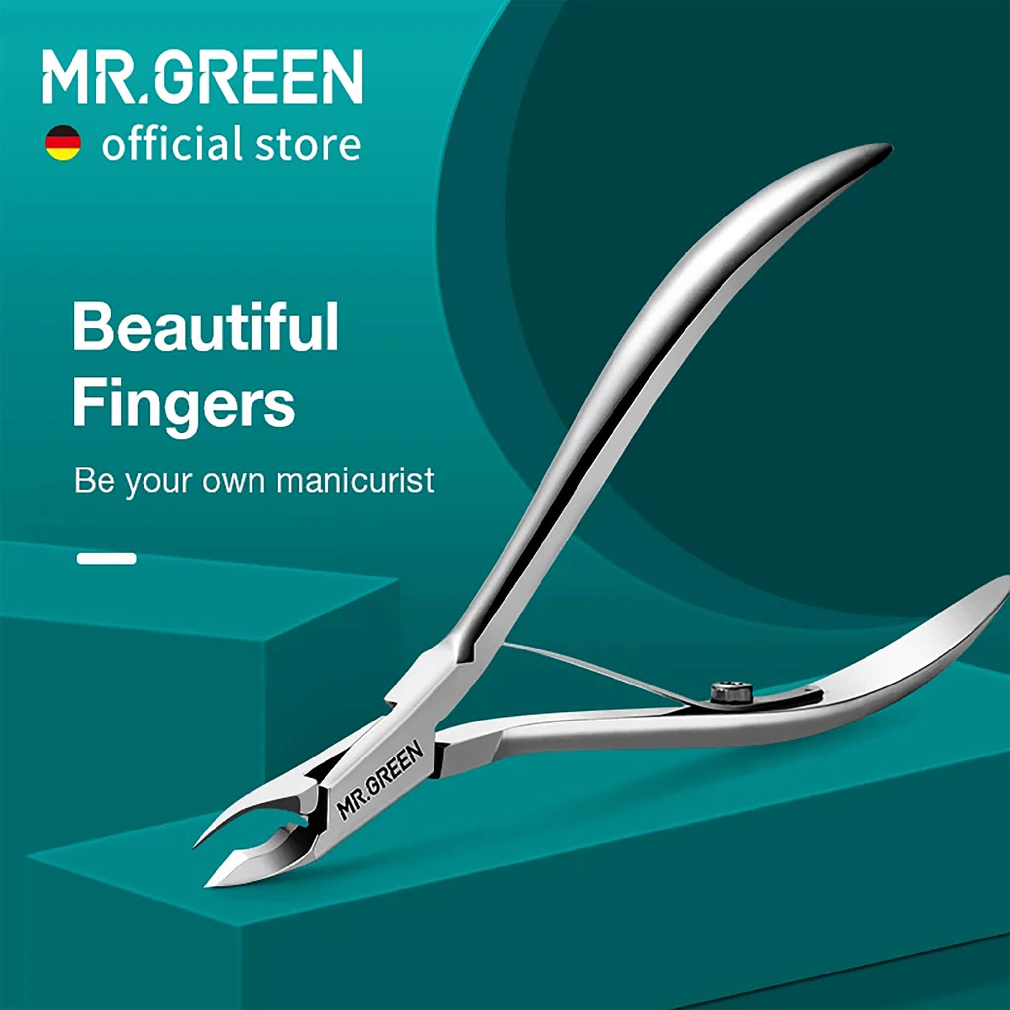MR.GREEN Medical-Grade Stainless Steel Cuticle Nipper